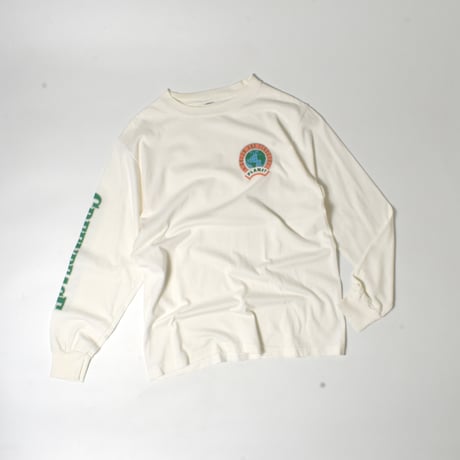 USED 90'S "A GREEN AND PEACEFUL" L/S T-shirt
