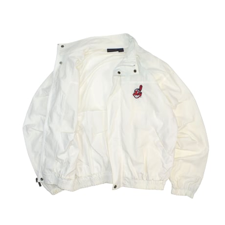 USED 90'S "ANTIGUA / CLEVELAND INDIANS" NYLON JACKET