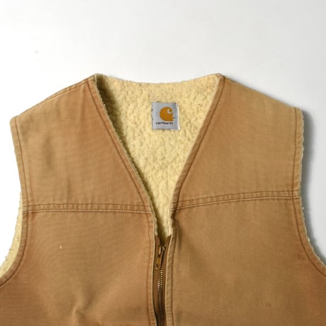 USED "CARHARTT" BOA LINED DUCK VEST