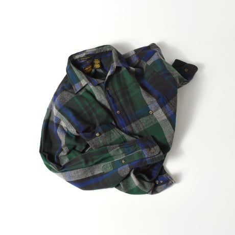 USED 90'S "EDDIE BAUER" FLANNEL L/S SHIRT