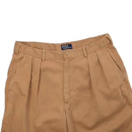 USED "POLO by RALPH LAUREN" 2TUCK CHINO SHORTS