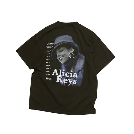 USED "ALICIA KEYS / DIARY TOUR 2005" T-shirt