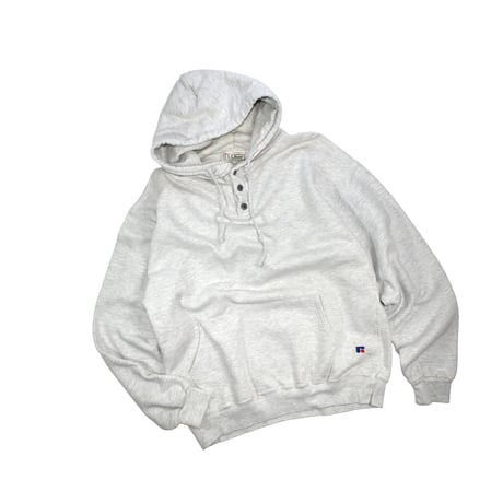 USED "80-90'S L.L.BEAN BY RUSSELL ATHLETIC" HENRY NECK HOODIE