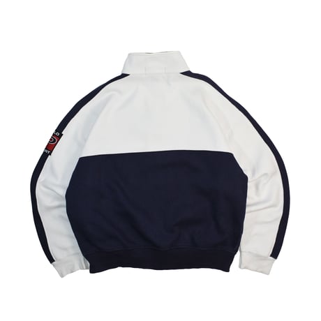 USED 90'S "POLO SPORTS" HALF ZIP SWEAT