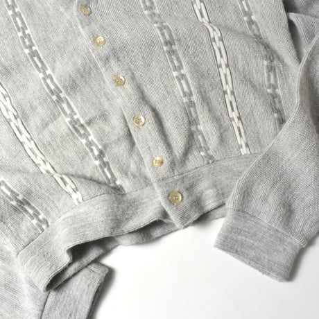 USED 70'S "PURITAN" PATTERN CARDIGAN