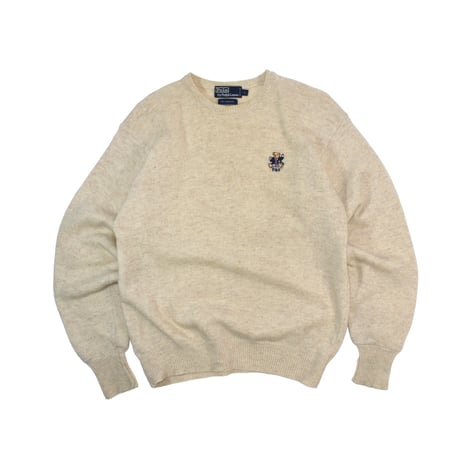 USED "POLO by RALPH LAUREN" LAMBSWOOL KNIT