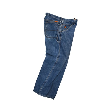 USED "WRANGLER FR RIGGS WORKWEAR" PAINTER DENIM PANTS