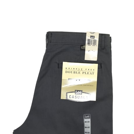 DEADSTOCK "90’S LEE CASUALS" DOUBLE PLEAT TAILORED PANTS