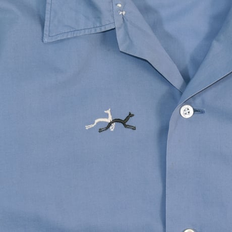 VINTAGE 60-70'S "NORGATE" OPEN COLLAR SHIRT