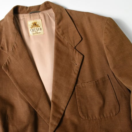 VINTAGE 50'S "CRESCO" CORDUROY TAILORED JACKET