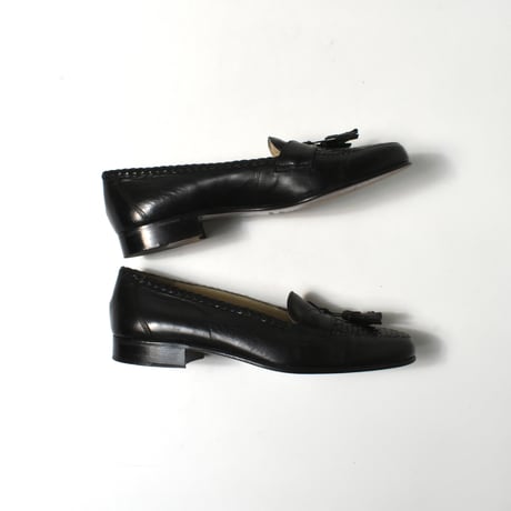 USED "ALFANI" WOVEN TASSEL LOAFERS