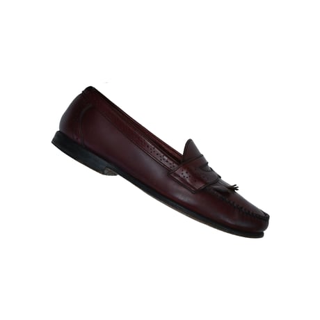 USED "COLE-HAAN" FRINGE LOAFER