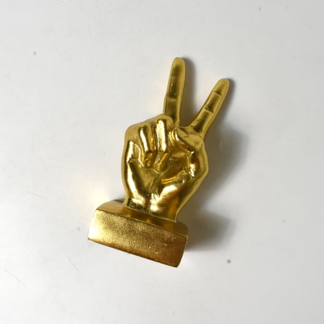 USED "PEACE SIGN HAND STATUE"