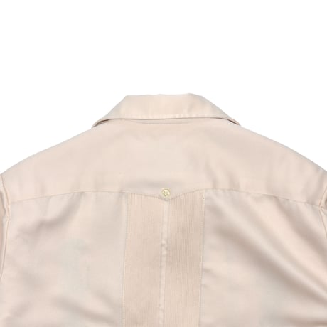 USED 70'S POLY EMBROIDERY SHIRT
