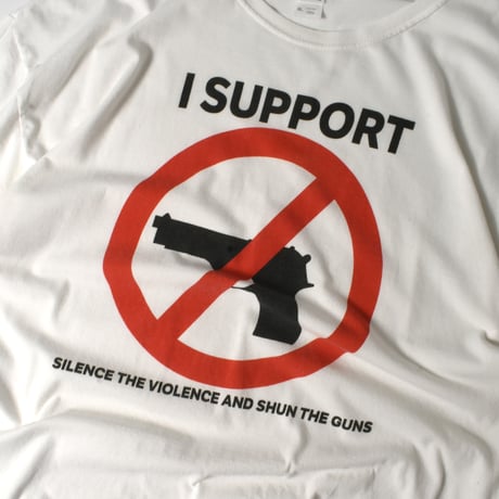USED "I SUPPORT NO GUN" T-shirt