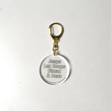 CAR SERVICE x DDQS "THEME" KEYCHAIN