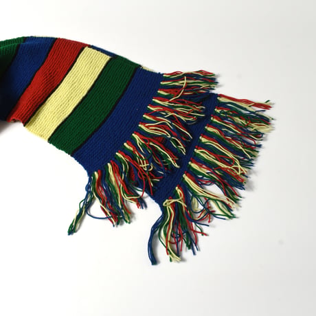 USED UNKNOWN FRINGE KNIT SCARF