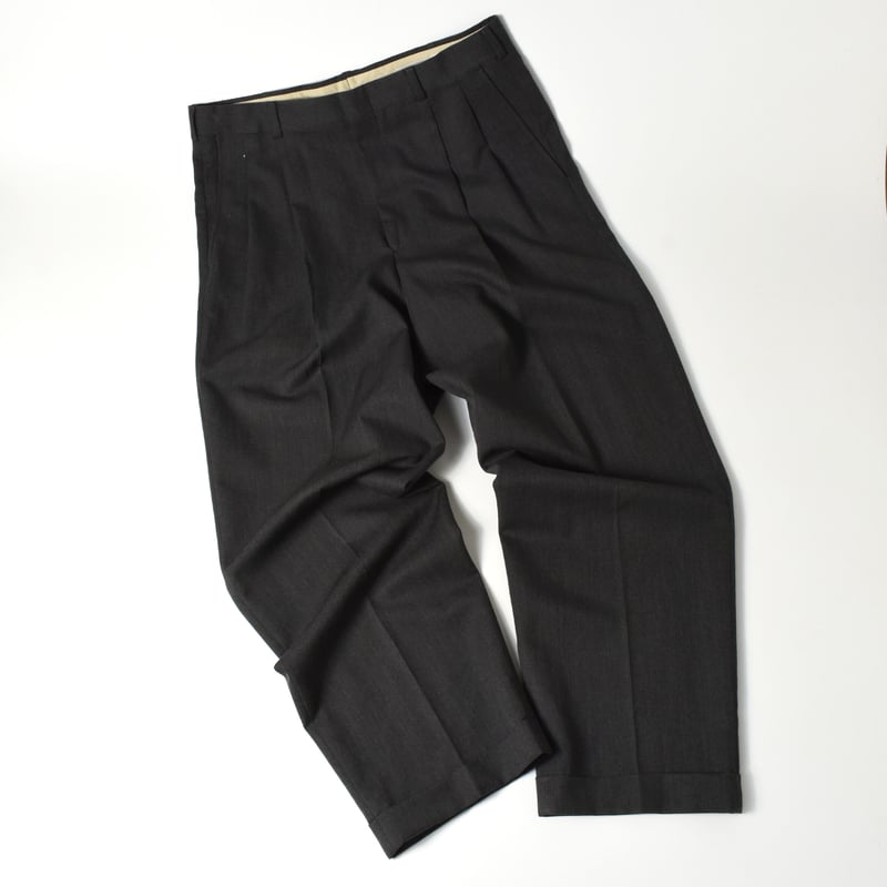 パンツ Eddie Bauer 2Tuck Double slacks 古着 エディーバウアー Eddie Bauer ツータック リネンパンツ