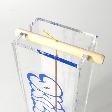 DDQS "BUBBLE LETTER" ACRYLIC INCENSE BURNER