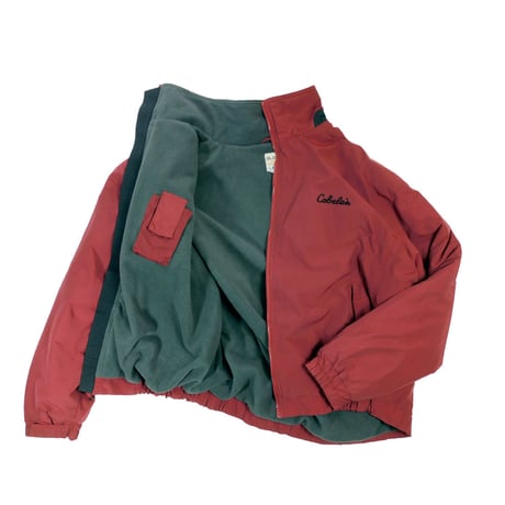 USED "CABELA'S 10,000 FT ABOVE SEA LEVEL" NYLON JACKET