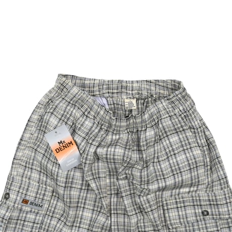 "MR.DENIM" EASY CHECK CARGO SHORTS