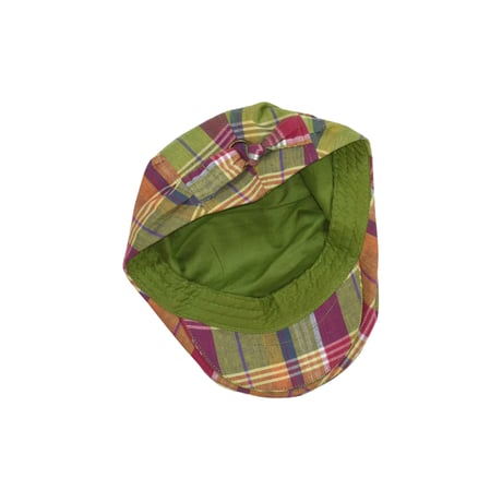 USED "SAN DIEGO HAT" PLAID HUNTING CAP