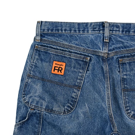 USED "WRANGLER FR RIGGS WORKWEAR" PAINTER DENIM PANTS