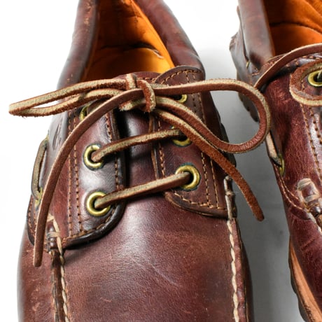 USED "TIMBERLAND" 3 EYE BOAT SHOES