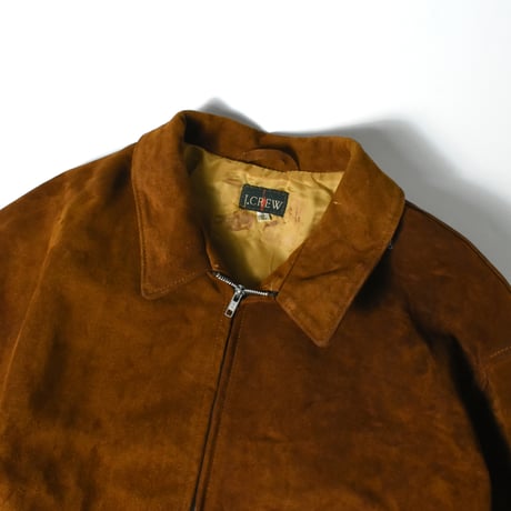 USED 90'S "J.CREW" SUEDE LEATHER JACKET