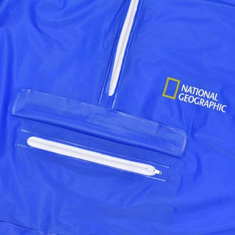 USED "NATIONAL  GEOGRAPHIC" 100% P.V.C PULLOVER JACKET