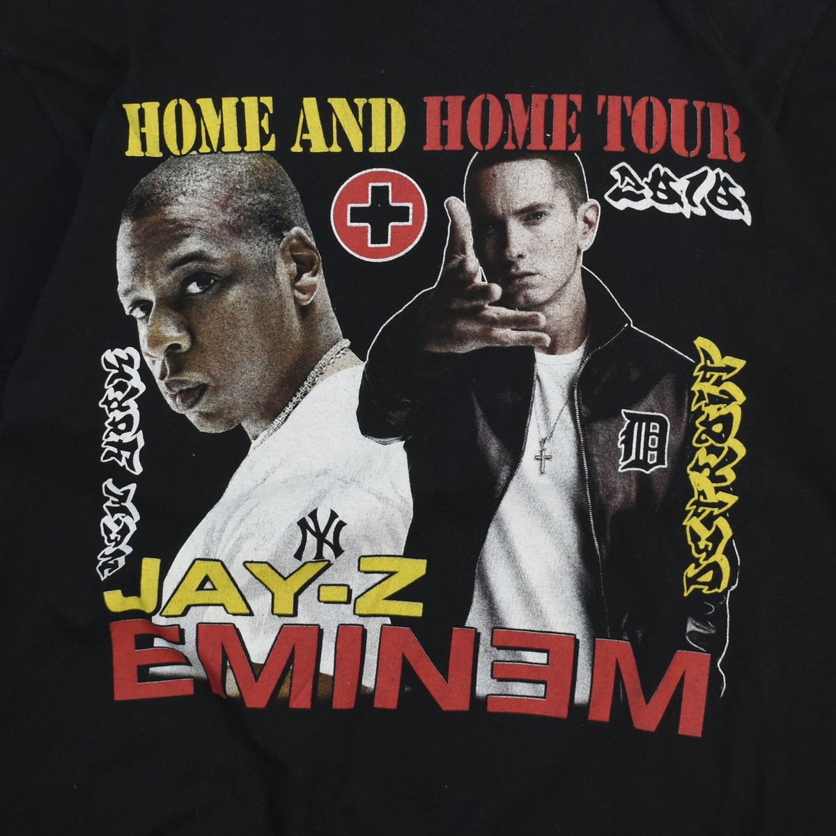 JAY Z EMINEMエミネム home and home tour Tシャツ