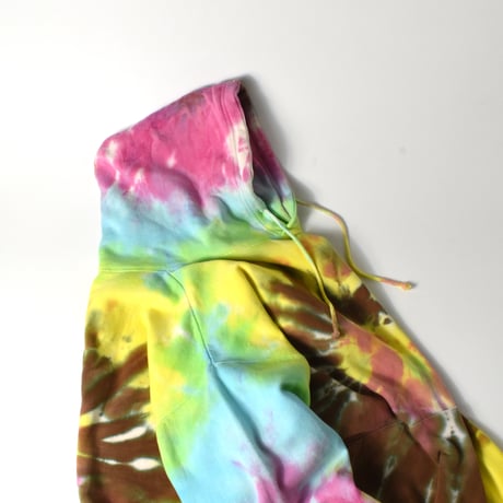 USED 80-90'S "JON LAUREN" TIE-DYE HOODIE