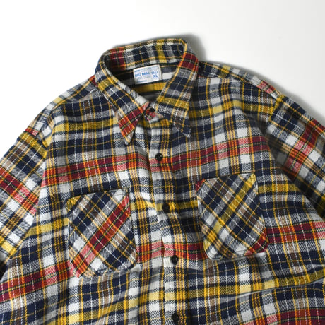USED 70'S "BIC MAC" HEAVY NEL SHIRT