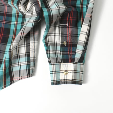 USED 80-90'S "EDDIE BAUER" PLAID L/S SHIRT