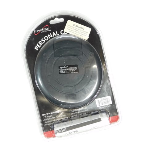 "SUPER SONIC" PERSONAL CD PLAYER