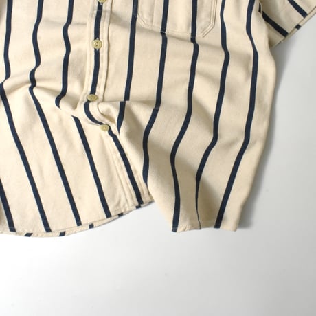 USED "BANANA REPUBLIC" STRIPED S/S SHIRT
