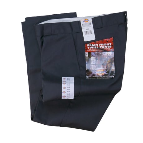 90'S DICKIES 874 FLAT FRONT PANT  / CHARCOAL GRAY