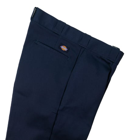 90'S DICKIES 874 FLAT FRONT PANT  / NAVY / IRREGULAR