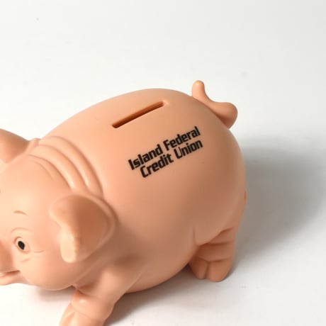 USED "ISLAND FEDERAL CREDIT UNION" PIGGY BANK