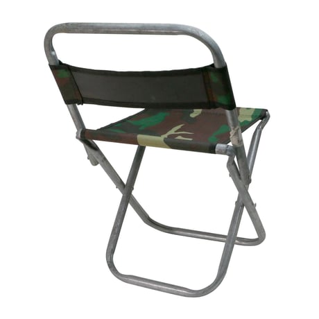 WOODLAND CAMO STEEL MINI CHAIR