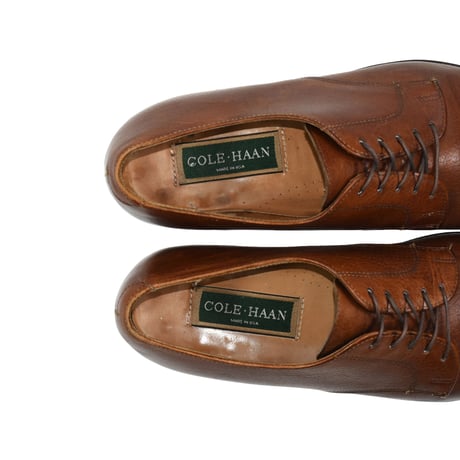 USED 90'S "COLE HAAN" CAPTOE LEATHER SHOES