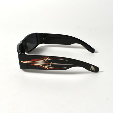 "HAND PAINTED PINSTRIPE SUNGLASSES"