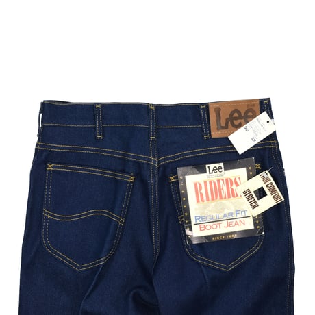 DEADSTOCK 80'S "LEE RAIDERS / STRECH REGULAR FIT BOOT JEANS"