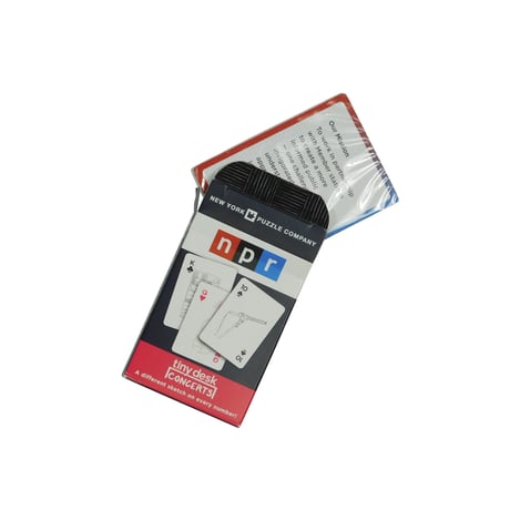 "NPR / TINY DESK CONCERTS" PLAYING CARDS