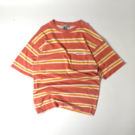 USED "LIFE ADVENTURES DASH" BOADER POCKET T-shirt