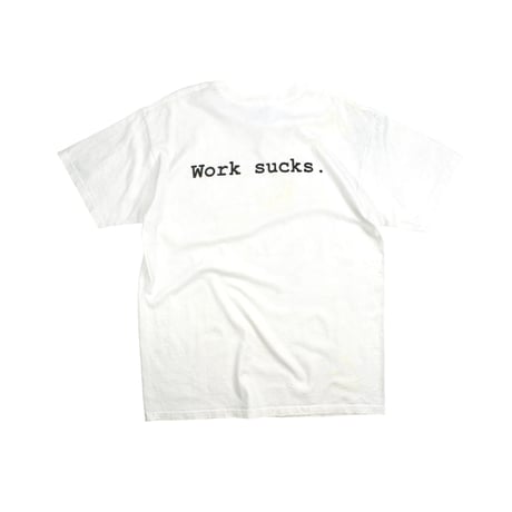 USED 90'S "OFFICE SPACE / WORK SUCKS" T-shirt