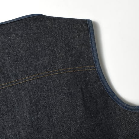 USED 70-80'S "ROEBUCKS / SEARS" BOA LINER DENIM VEST