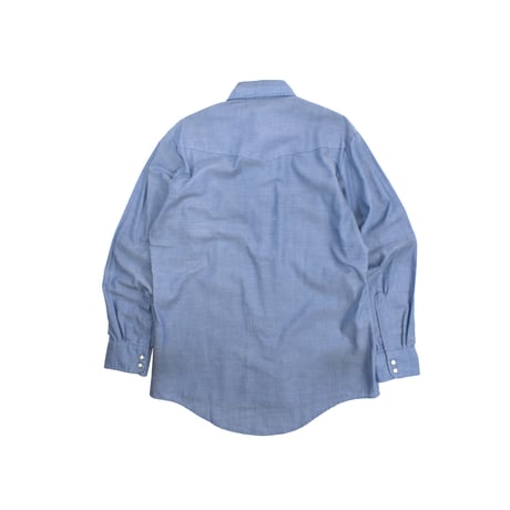 USED "RED KAP" CHAMBRAY WESTERN SHIRT