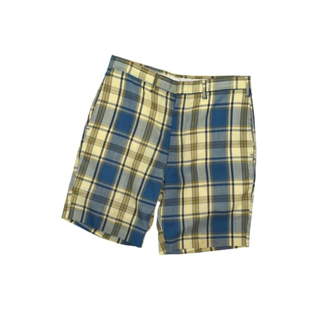 USED "HARRIS SLACKS" PLAID SHORTS