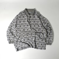 USED "STRATUS" HALF ZIP L/S POLO SHIRT